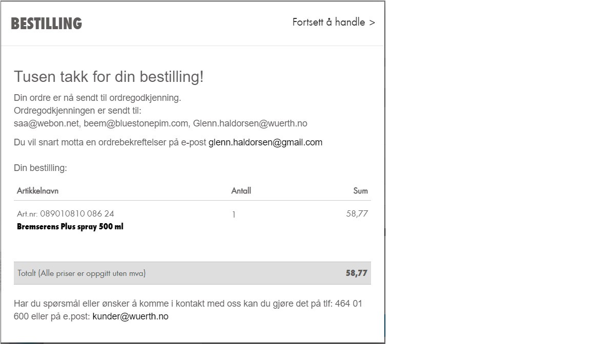 Bestilt Bestilt